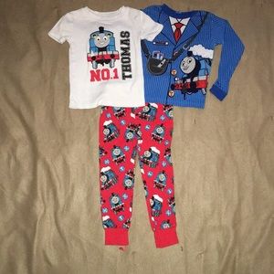 3t thomas the train pajamas